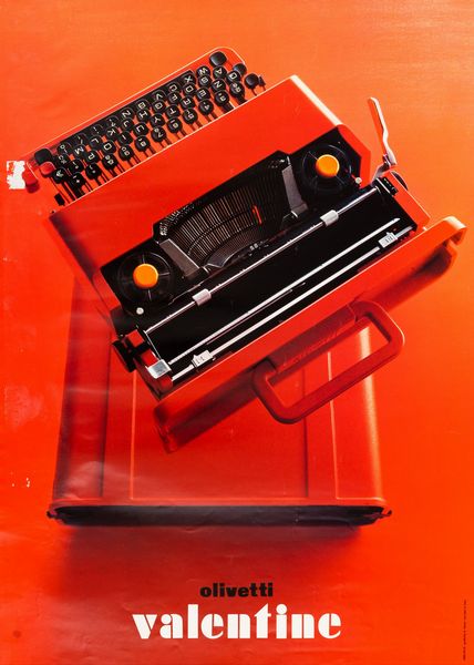 ETTORE SOTTSASS : Olivetti Valentine  - Asta POP Culture e Manifesti d'Epoca - Associazione Nazionale - Case d'Asta italiane