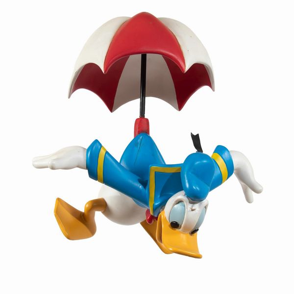 Disney: Statua Paperino con paracadute  - Asta POP Culture e Manifesti d'Epoca - Associazione Nazionale - Case d'Asta italiane
