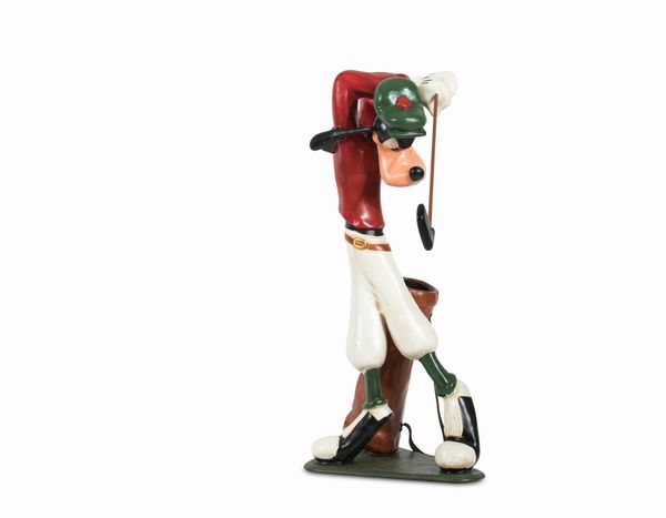 Disney: Statua Pippo golfista  - Asta POP Culture e Manifesti d'Epoca - Associazione Nazionale - Case d'Asta italiane