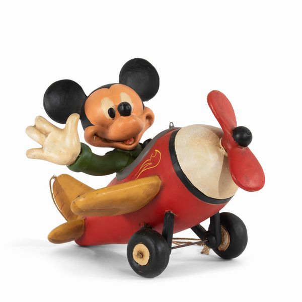 Disney: Statua Topolino in aereo  - Asta POP Culture e Manifesti d'Epoca - Associazione Nazionale - Case d'Asta italiane