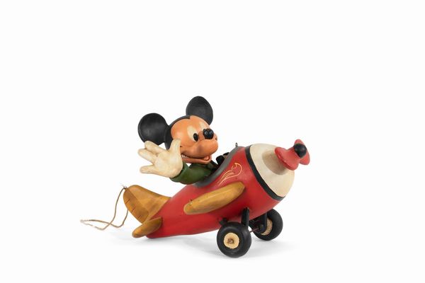 Disney: Statua Topolino in aereo  - Asta POP Culture e Manifesti d'Epoca - Associazione Nazionale - Case d'Asta italiane