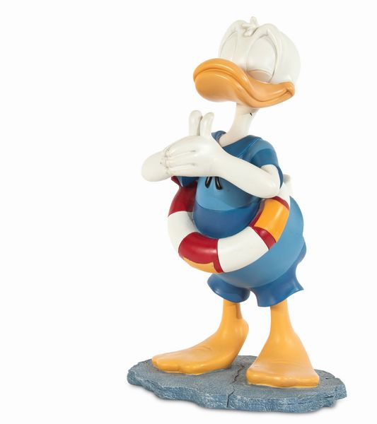 Disney: Statua Paperino tuffatore  - Asta POP Culture e Manifesti d'Epoca - Associazione Nazionale - Case d'Asta italiane