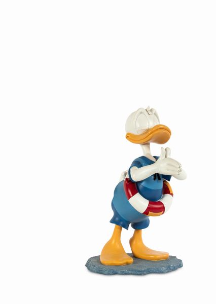 Disney: Statua Paperino tuffatore  - Asta POP Culture e Manifesti d'Epoca - Associazione Nazionale - Case d'Asta italiane