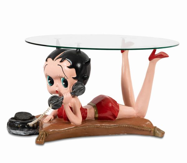 Betty Boop Tavolino da Salotto  - Asta POP Culture e Manifesti d'Epoca - Associazione Nazionale - Case d'Asta italiane