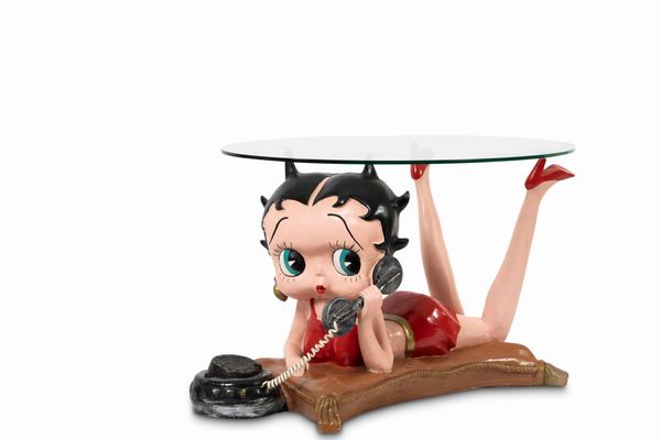 Betty Boop Tavolino da Salotto  - Asta POP Culture e Manifesti d'Epoca - Associazione Nazionale - Case d'Asta italiane