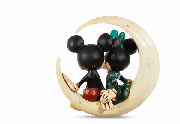 Disney : Minnie e Topolino sulla luna  - Asta POP Culture e Manifesti d'Epoca - Associazione Nazionale - Case d'Asta italiane