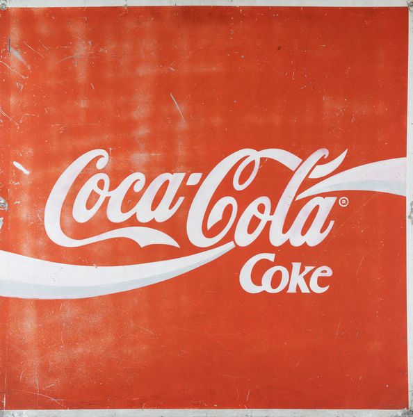 Insegna Coca - Cola  - Asta POP Culture e Manifesti d'Epoca - Associazione Nazionale - Case d'Asta italiane