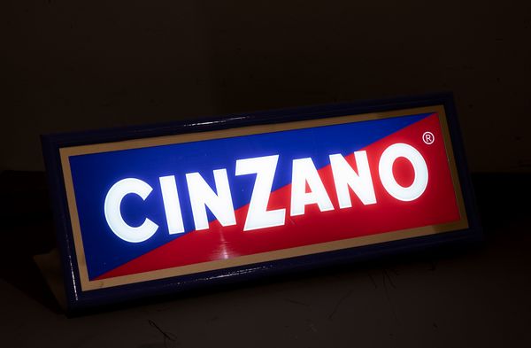 Insegna luminosa Cinzano  - Asta POP Culture e Manifesti d'Epoca - Associazione Nazionale - Case d'Asta italiane