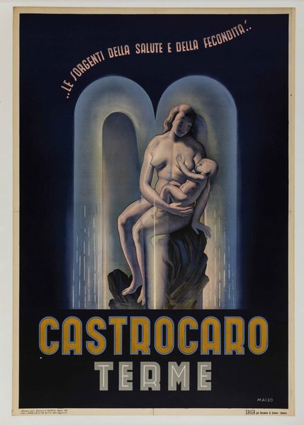 Casadei Maceo : Castrocaro Terme  - Asta POP Culture e Manifesti d'Epoca - Associazione Nazionale - Case d'Asta italiane