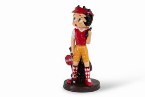 Statua Betty Boop golfista  - Asta POP Culture e Manifesti d'Epoca - Associazione Nazionale - Case d'Asta italiane