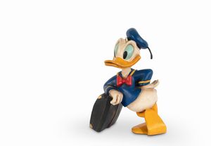 Disney: Statua Paperino viaggiatore  - Asta POP Culture e Manifesti d'Epoca - Associazione Nazionale - Case d'Asta italiane