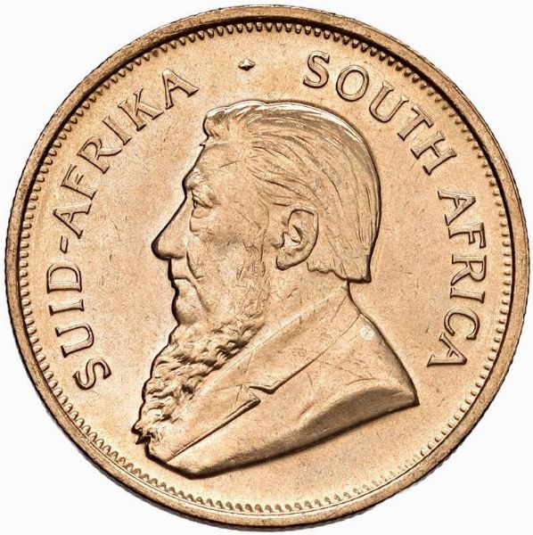 SUDAFRICA. KRUGERRAND 1974  - Asta Medaglie napoleoniche, monete toscane di grande modulo. Aurea: monete e medaglie d'oro - Associazione Nazionale - Case d'Asta italiane