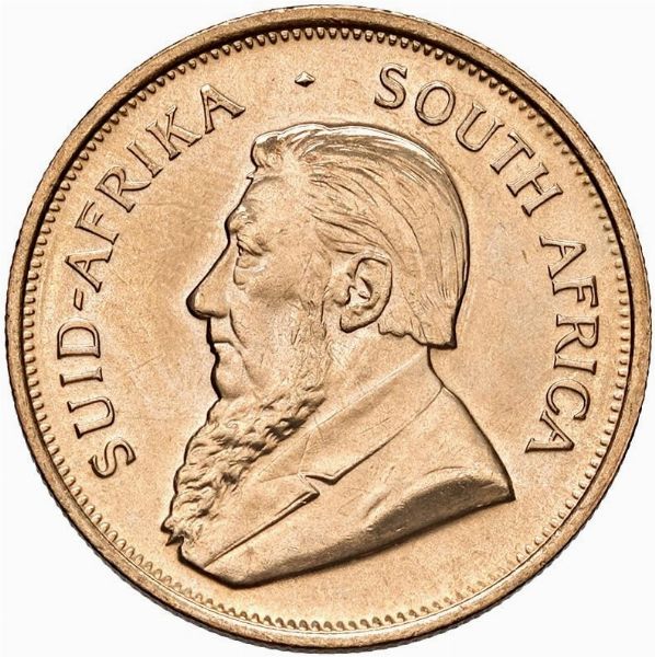 SUDAFRICA. KRUGERRAND 1974  - Asta Medaglie napoleoniche, monete toscane di grande modulo. Aurea: monete e medaglie d'oro - Associazione Nazionale - Case d'Asta italiane