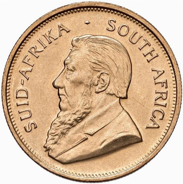 SUDAFRICA. KRUGERRAND 1974  - Asta Medaglie napoleoniche, monete toscane di grande modulo. Aurea: monete e medaglie d'oro - Associazione Nazionale - Case d'Asta italiane