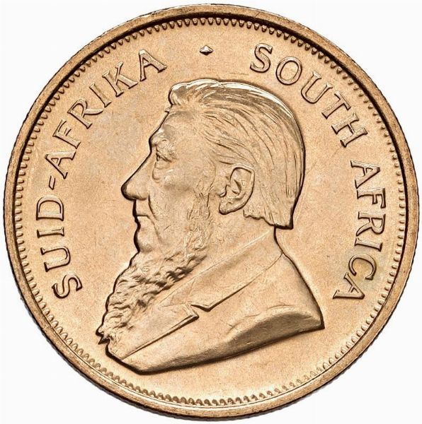 SUDAFRICA. KRUGERRAND 1974  - Asta Medaglie napoleoniche, monete toscane di grande modulo. Aurea: monete e medaglie d'oro - Associazione Nazionale - Case d'Asta italiane