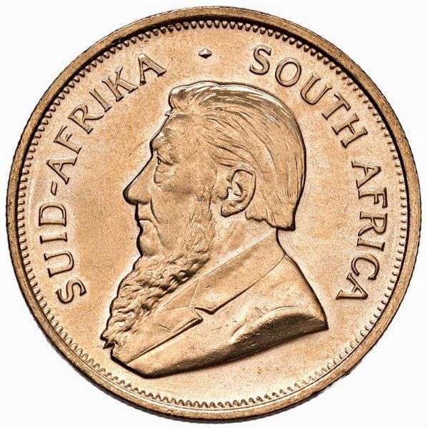 SUDAFRICA. KRUGERRAND 1974  - Asta Medaglie napoleoniche, monete toscane di grande modulo. Aurea: monete e medaglie d'oro - Associazione Nazionale - Case d'Asta italiane