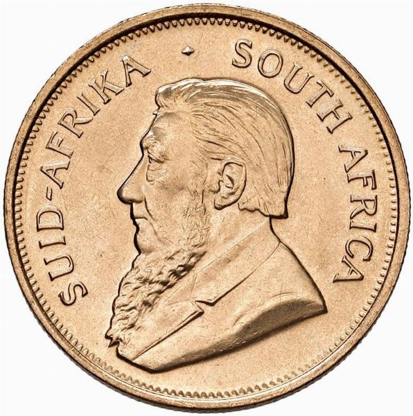 SUDAFRICA. KRUGERRAND 1974  - Asta Medaglie napoleoniche, monete toscane di grande modulo. Aurea: monete e medaglie d'oro - Associazione Nazionale - Case d'Asta italiane