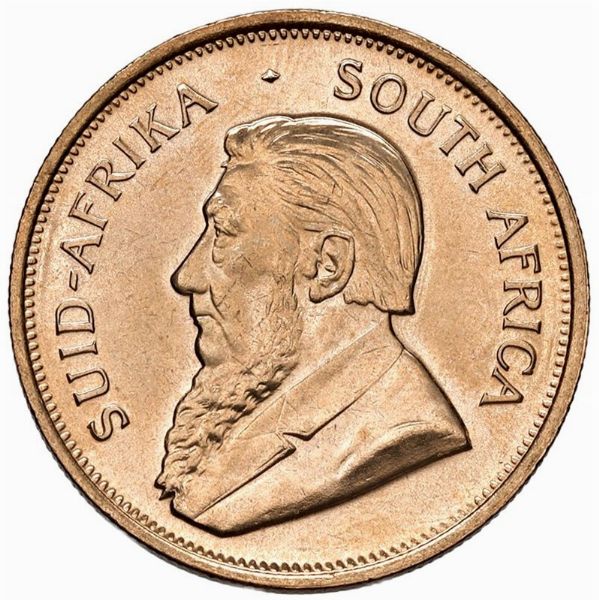 SUDAFRICA. KRUGERRAND 1974  - Asta Medaglie napoleoniche, monete toscane di grande modulo. Aurea: monete e medaglie d'oro - Associazione Nazionale - Case d'Asta italiane