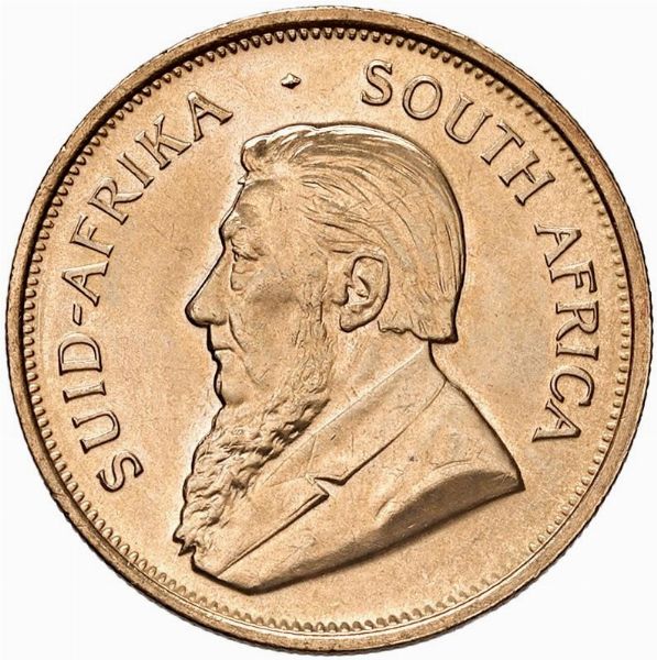 SUDAFRICA. KRUGERRAND 1974  - Asta Medaglie napoleoniche, monete toscane di grande modulo. Aurea: monete e medaglie d'oro - Associazione Nazionale - Case d'Asta italiane