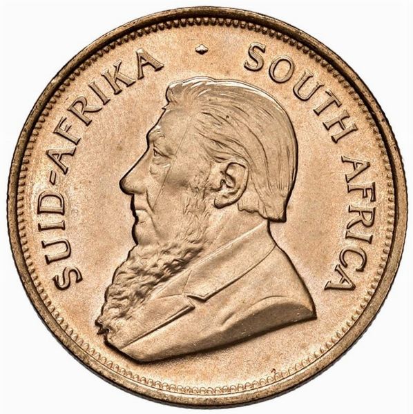 SUDAFRICA. KRUGERRAND 1975  - Asta Medaglie napoleoniche, monete toscane di grande modulo. Aurea: monete e medaglie d'oro - Associazione Nazionale - Case d'Asta italiane