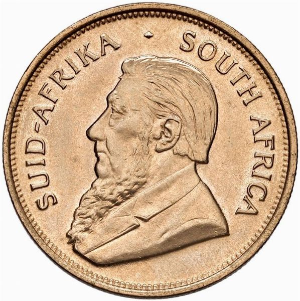 SUDAFRICA. KRUGERRAND 1975  - Asta Medaglie napoleoniche, monete toscane di grande modulo. Aurea: monete e medaglie d'oro - Associazione Nazionale - Case d'Asta italiane