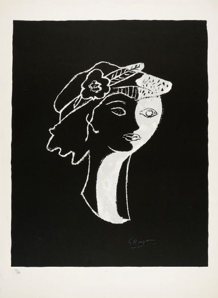 Georges Braque : Persephata.  - Asta Arte antica, moderna e contemporanea - Associazione Nazionale - Case d'Asta italiane