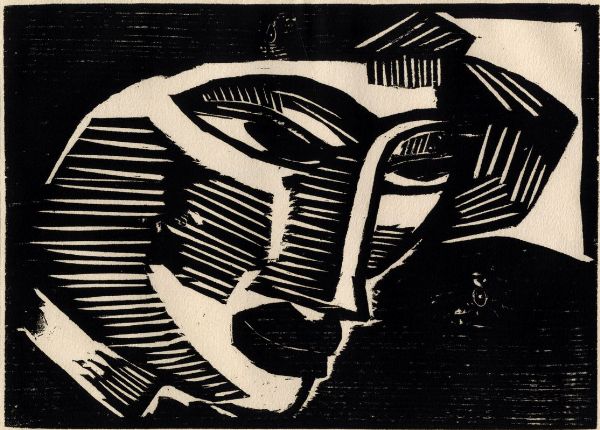 KARL SCHMIDT-ROTTLUFF : Kopf.  - Asta Arte antica, moderna e contemporanea - Associazione Nazionale - Case d'Asta italiane