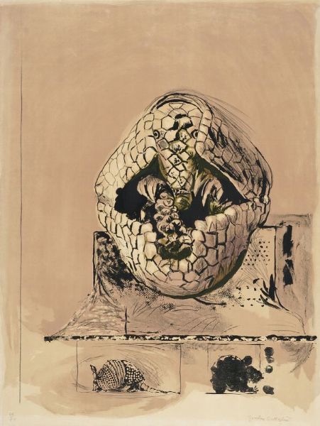 Graham Sutherland : Armadillo.  - Asta Arte antica, moderna e contemporanea - Associazione Nazionale - Case d'Asta italiane