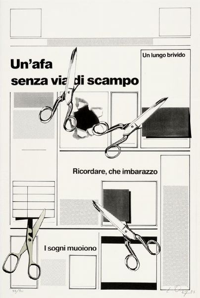 LUCIANO ORI : 5 poesie del quotidiano.  - Asta Arte antica, moderna e contemporanea - Associazione Nazionale - Case d'Asta italiane