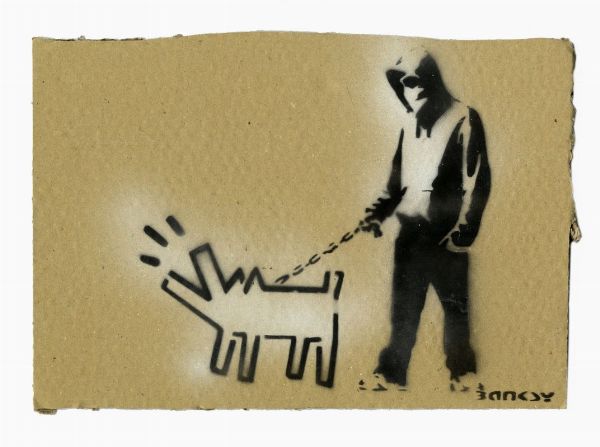 Banksy : Choose your weapon.  - Asta Arte antica, moderna e contemporanea - Associazione Nazionale - Case d'Asta italiane