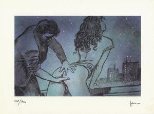 Milo Manara : Il Gioco 2.  - Asta Arte antica, moderna e contemporanea - Associazione Nazionale - Case d'Asta italiane