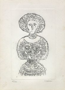 Massimo Campigli - Figura di donna.