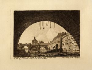 CHARLES MERYON - Le pont neuf a la Seine.