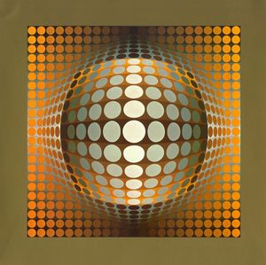 VICTOR VASARELY : Structures universelles du damier.  - Asta Arte antica, moderna e contemporanea - Associazione Nazionale - Case d'Asta italiane