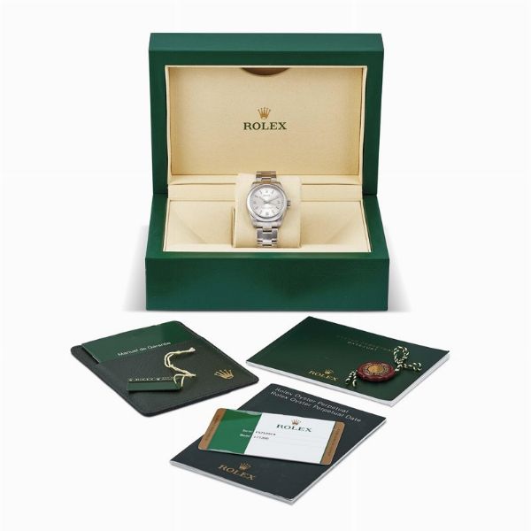 ROLEX : ROLEX OYSTER PERPETUAL MEDIO REF.177200 N. F57105XX ANNO 2004  - Asta Orologi da polso e da tasca  - Associazione Nazionale - Case d'Asta italiane