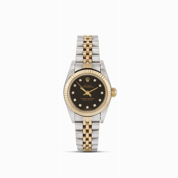 ROLEX : ROLEX OYSTER PERPETUAL LADY REF. 76193 N. Y2716XX ANNO 2003  - Asta Orologi da polso e da tasca  - Associazione Nazionale - Case d'Asta italiane