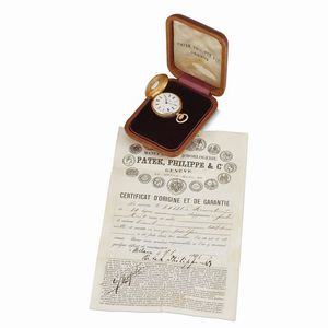 PATEK PHILIPPE & CIE OROLOGIO DA TASCA N. 618XX  - Asta Orologi da polso e da tasca  - Associazione Nazionale - Case d'Asta italiane