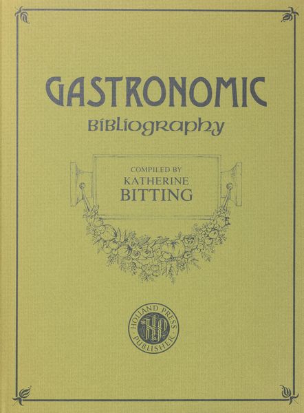 Georges Vicaire : Bibliographie gastronomique  - Asta Libri, autografi e stampe - Associazione Nazionale - Case d'Asta italiane