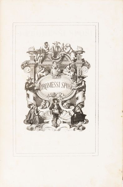 Manzoni, Alessandro : Manzoni Alessandro, I promessi sposi. Storia milanese del secolo XVII [...]. Storia della colonna infame inedita.  - Asta Libri, autografi e stampe - Associazione Nazionale - Case d'Asta italiane