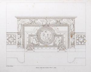 Charles Percier : Recueil de dcoration intrieure, comprenant tout ce qui a rapport a l'Ameublement comme vases, trpieds [...]  - Asta Libri, autografi e stampe - Associazione Nazionale - Case d'Asta italiane