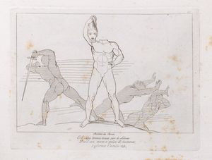 JOHN FLAXMAN : La Divina comedia di Dante Alighieri. Cio l'Inferno, il Purgatorio, ed il Paradiso.  - Asta Libri, autografi e stampe - Associazione Nazionale - Case d'Asta italiane