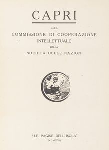 Cerio, Edwin : Il convegno del Paesaggio  - Asta Libri, autografi e stampe - Associazione Nazionale - Case d'Asta italiane