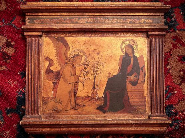 Annunciazione da Simone Martini e Lippo Memmi  - Asta Arredi e Dipinti dal Castello di Gamberaia a Firenze - Associazione Nazionale - Case d'Asta italiane