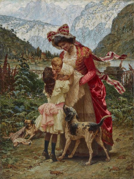 ARMENISE RAFFAELE  (1852 - 1925) : Maternit (Famiglia unita)  - Asta Asta 387 | ARTE ANTICA E DEL XIX SECOLO - DAL RINASCIMENTO AL SIMBOLISMO: OPERE DA COLLEZIONI ITALIANE Tradizionale - Associazione Nazionale - Case d'Asta italiane