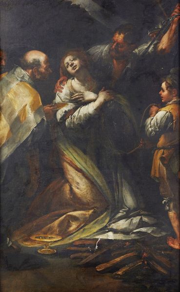 STROZZI BERNARDO (1581 - 1644) : Martirio di Santa Lucia  - Asta Asta 387 | ARTE ANTICA E DEL XIX SECOLO - DAL RINASCIMENTO AL SIMBOLISMO: OPERE DA COLLEZIONI ITALIANE Tradizionale - Associazione Nazionale - Case d'Asta italiane