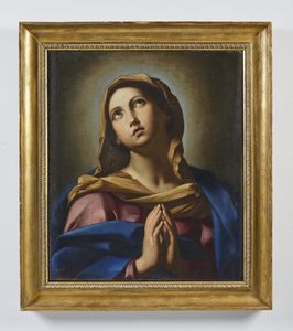 ARTISTA EMILIANO DEL XVII SECOLO : Madonna orante  - Asta Asta 387 | ARTE ANTICA E DEL XIX SECOLO - DAL RINASCIMENTO AL SIMBOLISMO: OPERE DA COLLEZIONI ITALIANE Tradizionale - Associazione Nazionale - Case d'Asta italiane