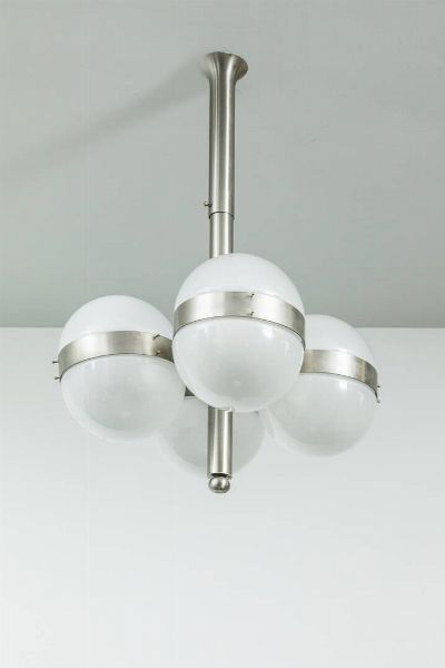 SERGIO MAZZA : Lampadario mod.Tetraclio  - Asta Design - Associazione Nazionale - Case d'Asta italiane