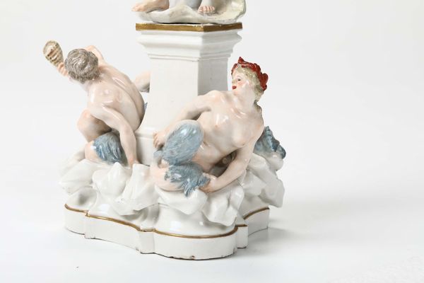 Gruppo<BR>Manifattura di Carlo di Borbone, Capodimonte o Buen Retiro, 1750-1770 circa<BR><BR>  - Asta Maioliche e Porcellane - Associazione Nazionale - Case d'Asta italiane