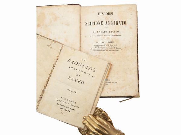 Sappho : La Faoniade inni ed odi di Saffo  - Asta La Collezione Bucciarelli: libri antichi ed incunaboli - Associazione Nazionale - Case d'Asta italiane