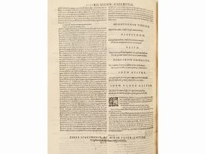 PUBLIUS VERGILIUS MARO : Opera P. Virgilii Maronis poetae Mantuani...  - Asta La Collezione Bucciarelli: libri antichi ed incunaboli - Associazione Nazionale - Case d'Asta italiane